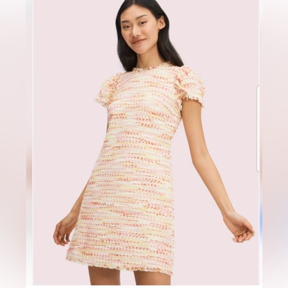 Kate Spade Tweed Shift Dress Size 0 EUC
